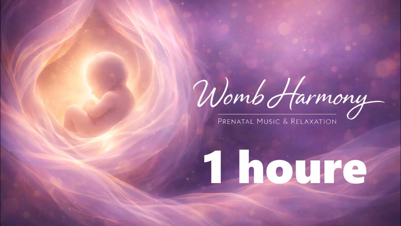 1 Hour White Noise Relaxing & Sleeping Music for Your Baby ♥ Lullaby ♥ Calming Handpan (deep sleep)