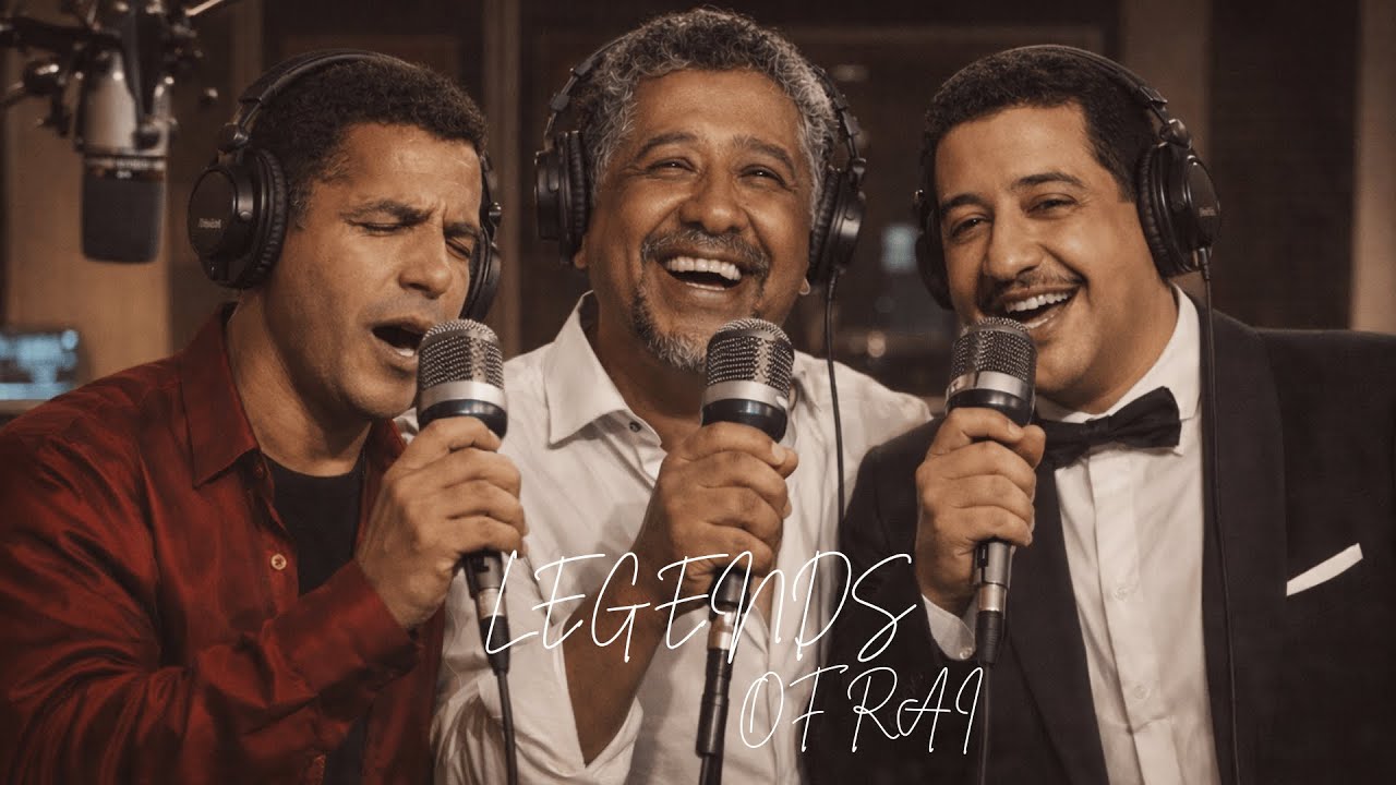 Cheb Khaled, Cheb Mami & Cheb Hasni Raï Legends Cover 2026 – Sentimental