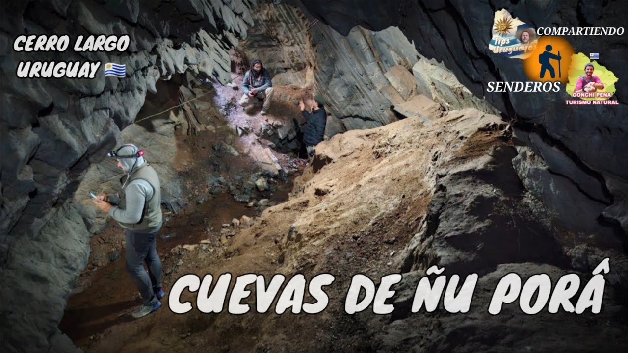 CUEVAS DE ÑU PORÁ , TAMBIÉN CONOCIDAS COMO CUEVAS DE LÁZARO ; DEPARTAMENTO URUGUAYO DE CERRO LARGO.