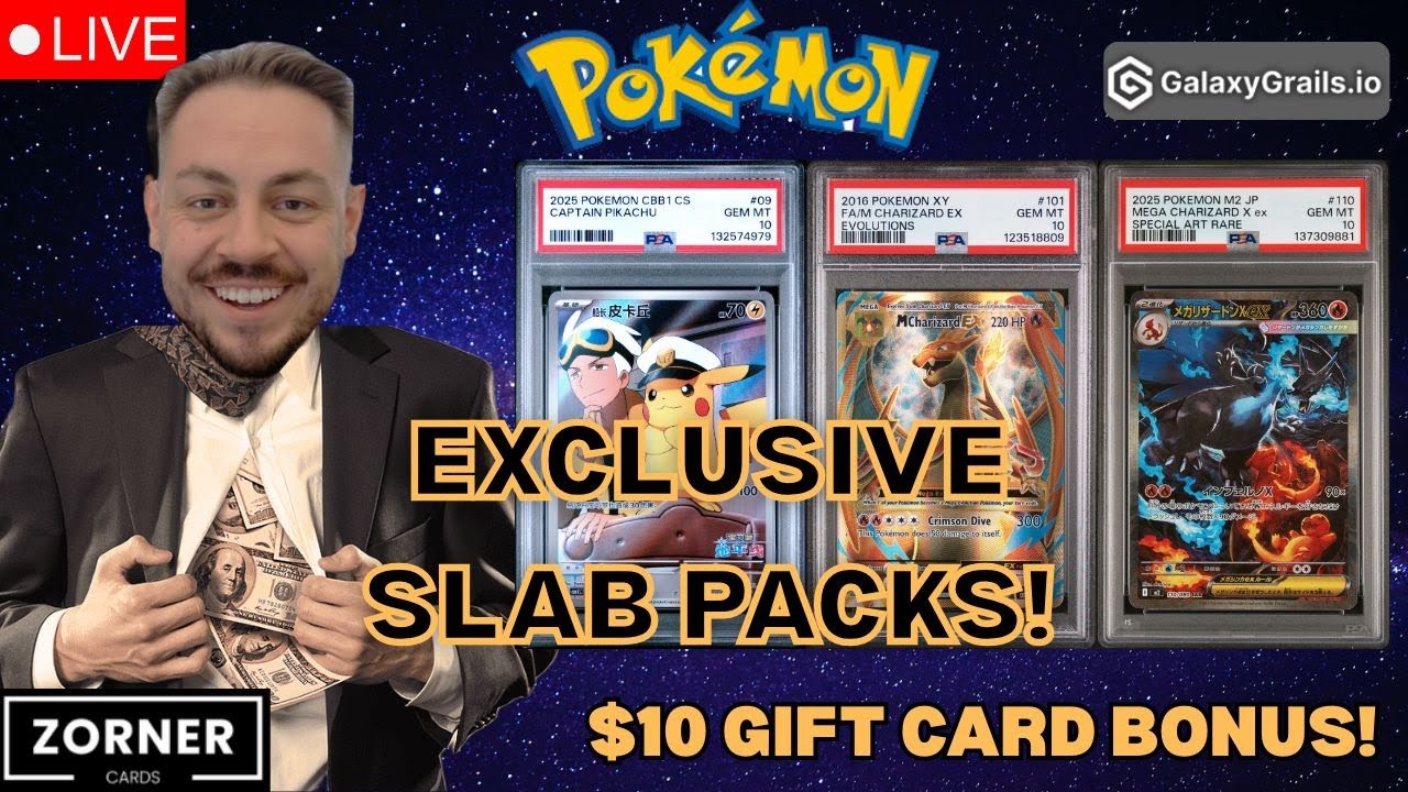 MEGA CHARIZARD, DIGITAL PACKS, REAL SLABS ! Pokemon OPENINGS !
