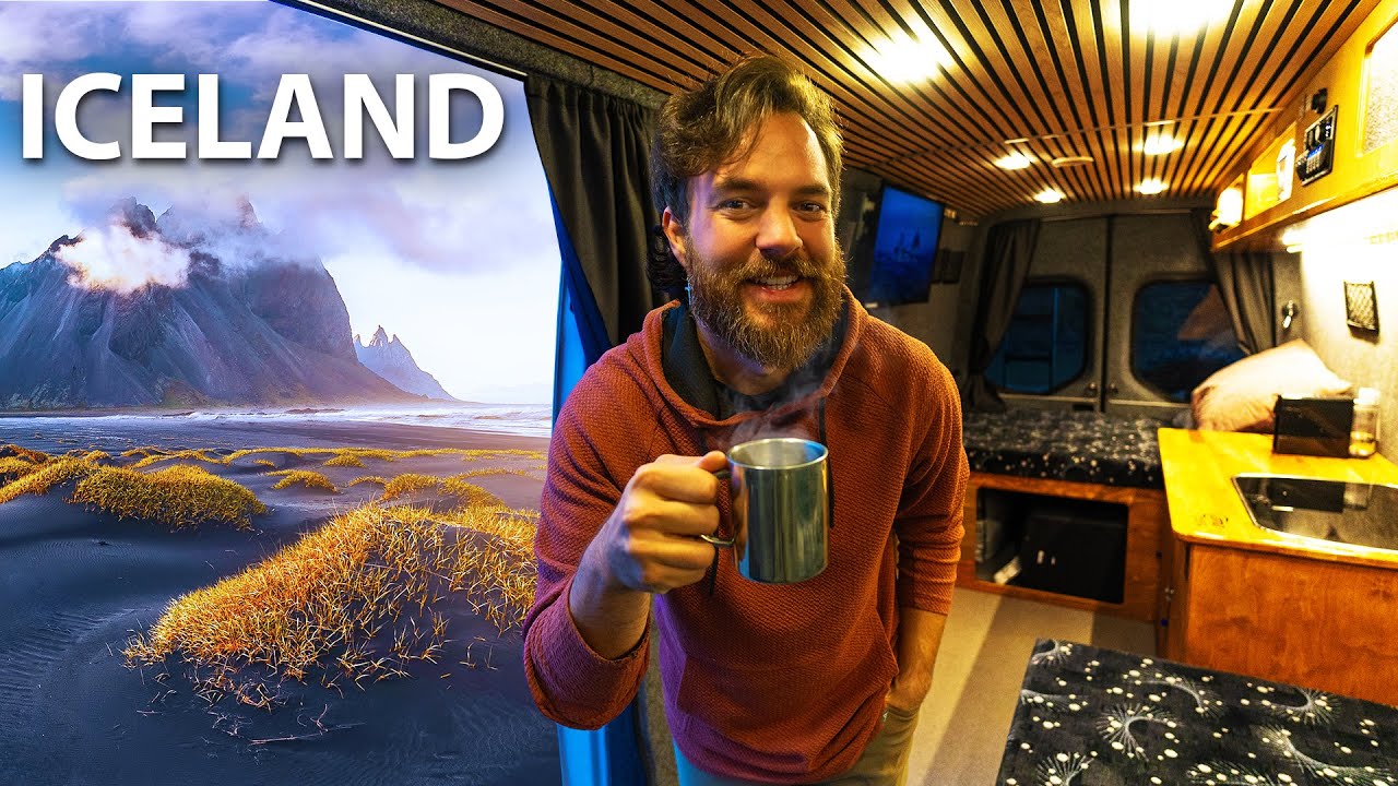 Iceland Van Camping near Ghost Towns & Ancient Lava Caves (EP 3)