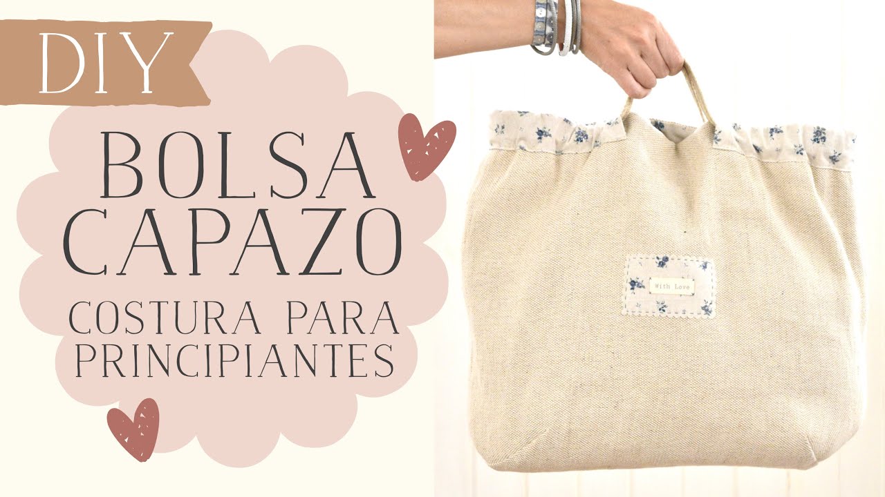 Bolsa Estilo Capazo - Costura para Principiantes - F&aacute;cil & R&aacute;pido