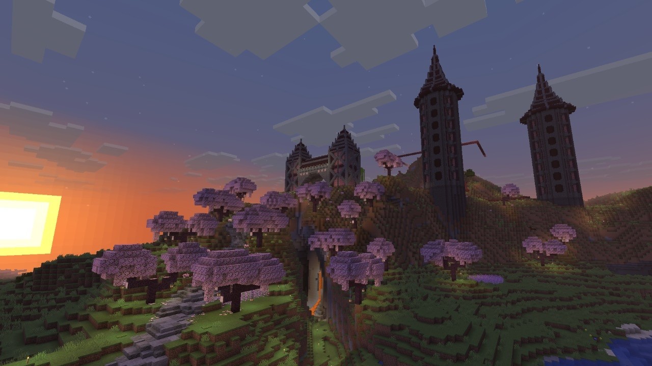I Started Building a Gigantic Castle in Minecraft