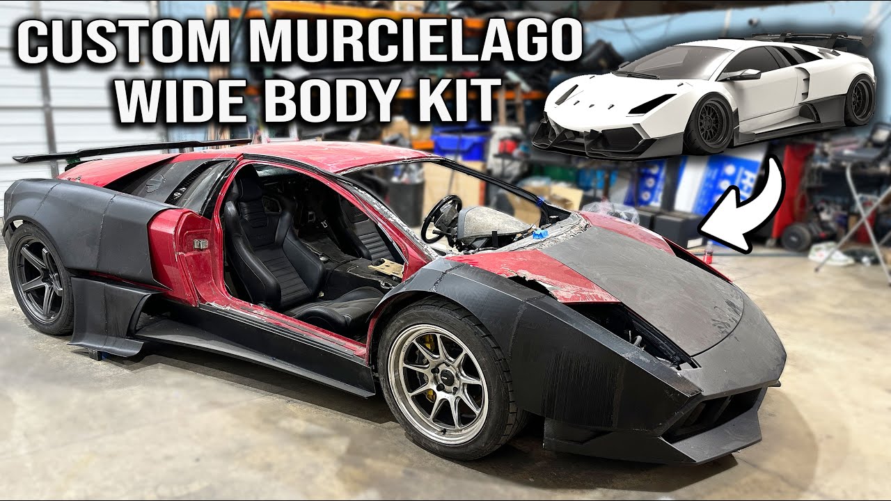 Lamborghini Murcielago Revival — уникальный обвес, напечатанный на 3D-принтере