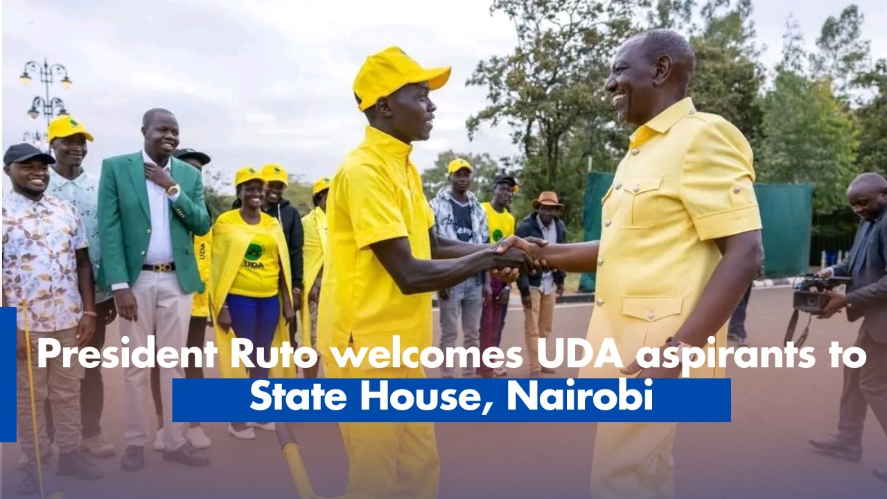 President Ruto welcomes UDA aspirants to State House, Nairobi