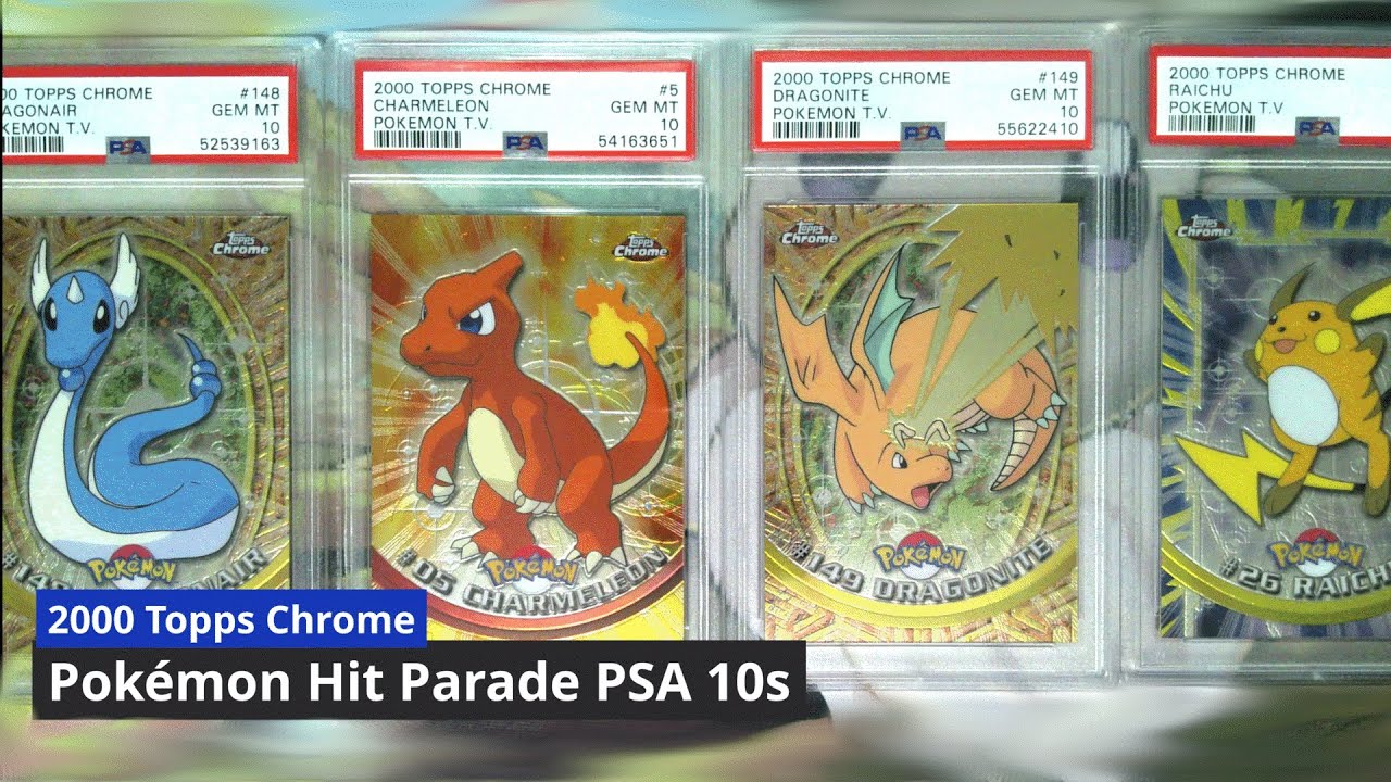 Unboxing 2000 Topps Chrome Pokemon PSA10 Hit Parade Boxes
