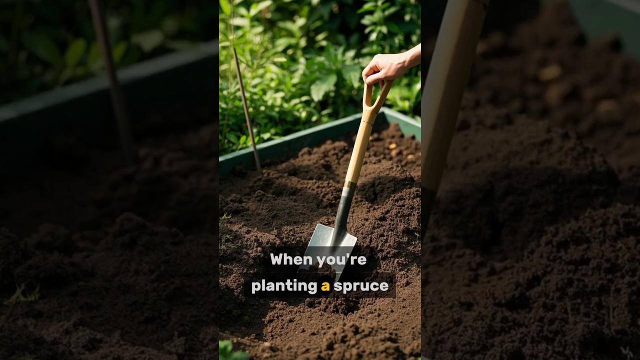 How to Plant a Spruce Tree the Right Way 🌲 (Most People Get This Wrong!)