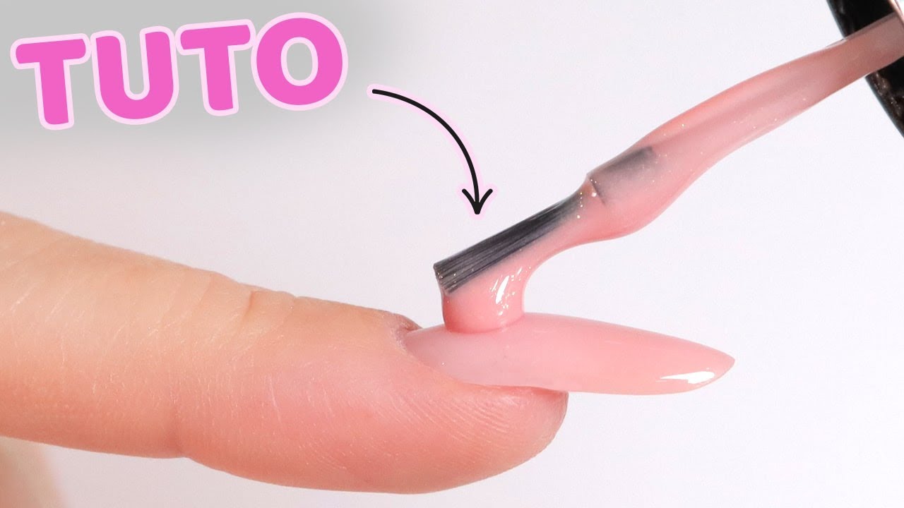 RÉUSSIR SON BOMBÉ EN 2 MINUTES ! TUTO ONGLES EN GEL