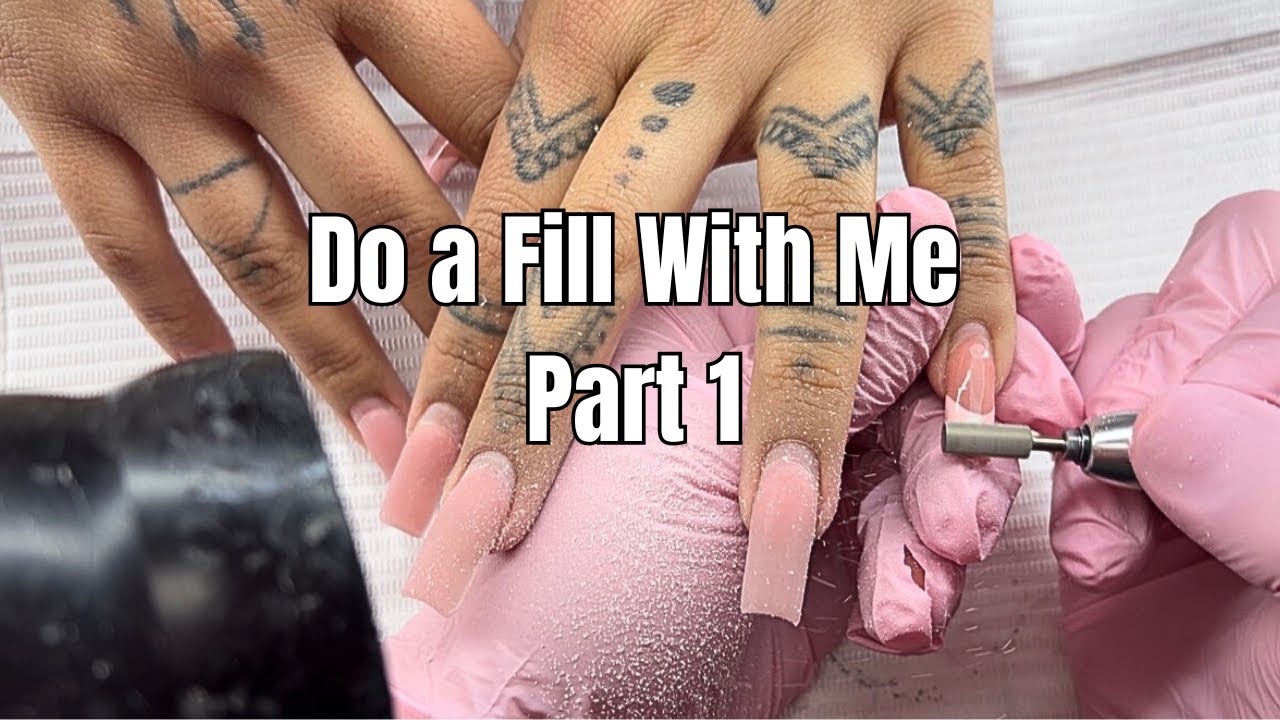 Do a Fill With Me 🤍 | Part 1 @_valeriabeauty__ #nailtech#nails#beginnernailtech#howtodoacrylicnails 