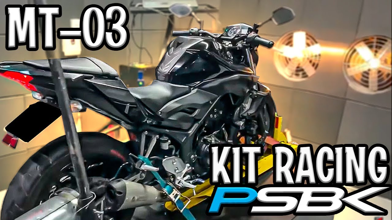 INSTALAMOS  PRIMEIRO KIT RACING PSBK  NA  MT-  03 COM QUICK SHIFTER