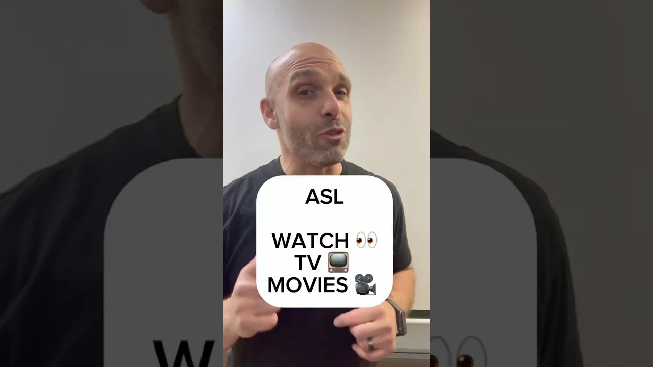 ASL: СМОТРЕТЬ ТВ/ФИЛЬМЫ #SignJP #ASL #Фильм #Языкжестов ￼
