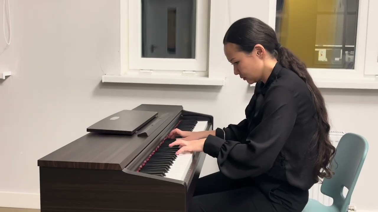 Makibayeva Aigerim - J.S.Bach - Prelude and Fugue in G sharp minor BWV 863, WTC