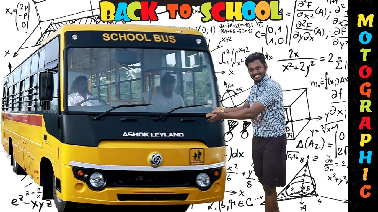 Schoolகு போவோம் வாங்க 🏫 | Ashok leyland mitr school bus | motographic