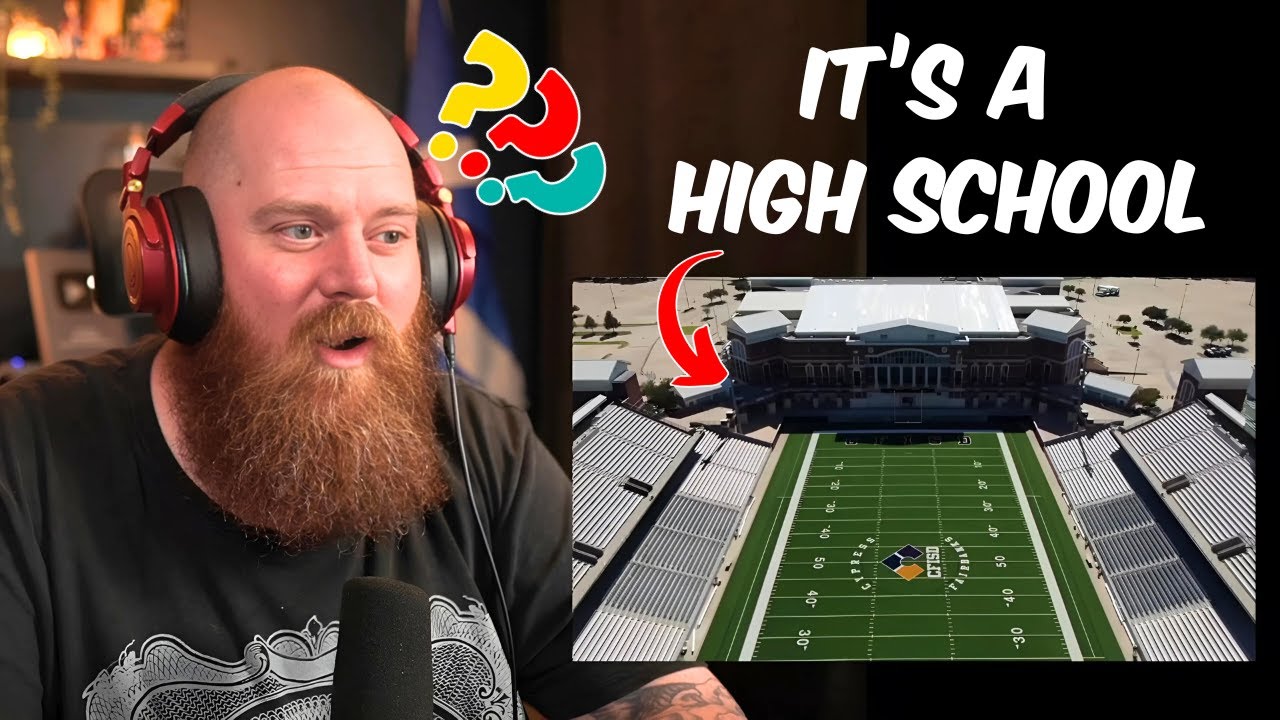 Aussie in Shock! Reacting to America’s High School Football Stadiums 🏟️