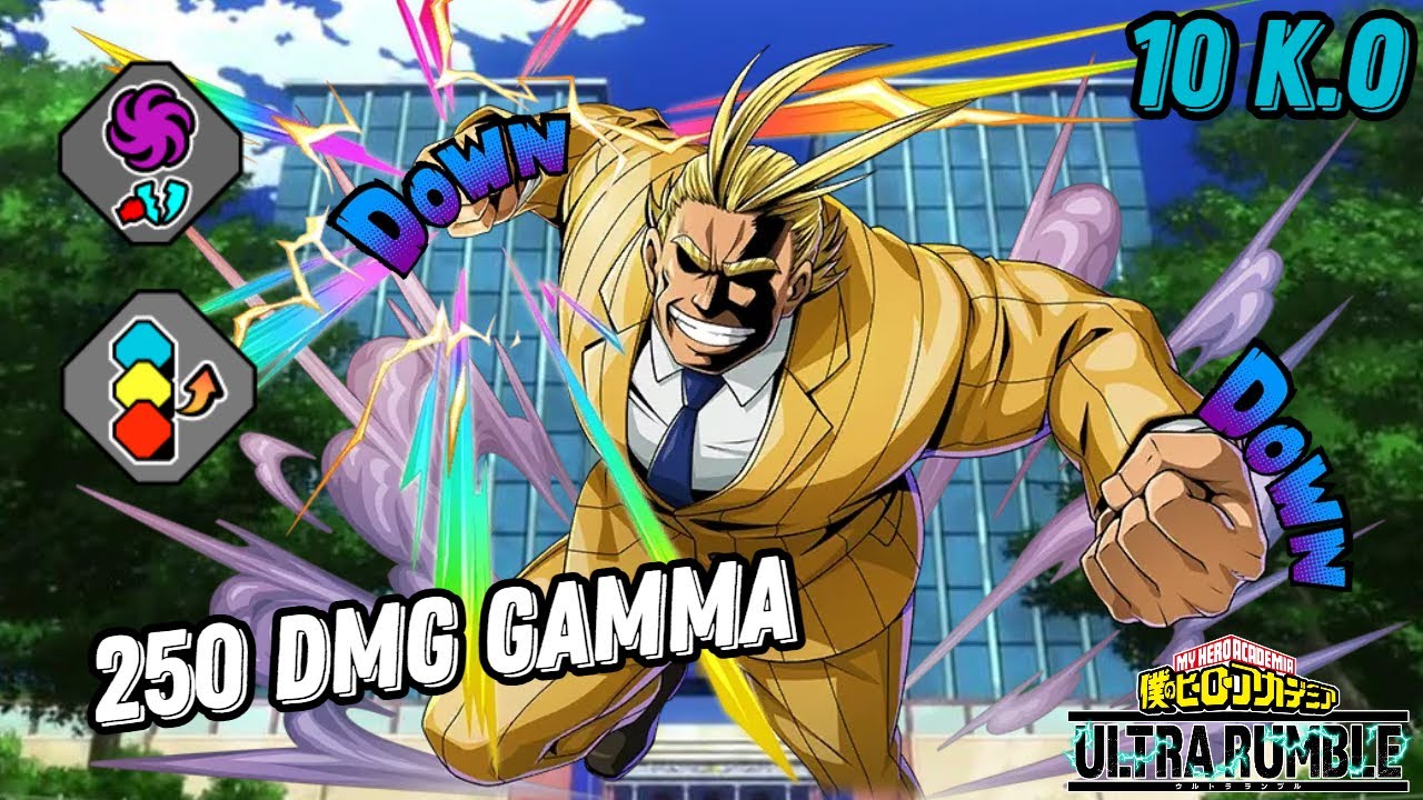 НАСТРОЙКА ВСЕМОГУЩЕГО ДЛЯ НАНЕСЕНИЯ МАКСИМАЛЬНОГО ГАММА-УРОНА | My Hero Ultra Rumble