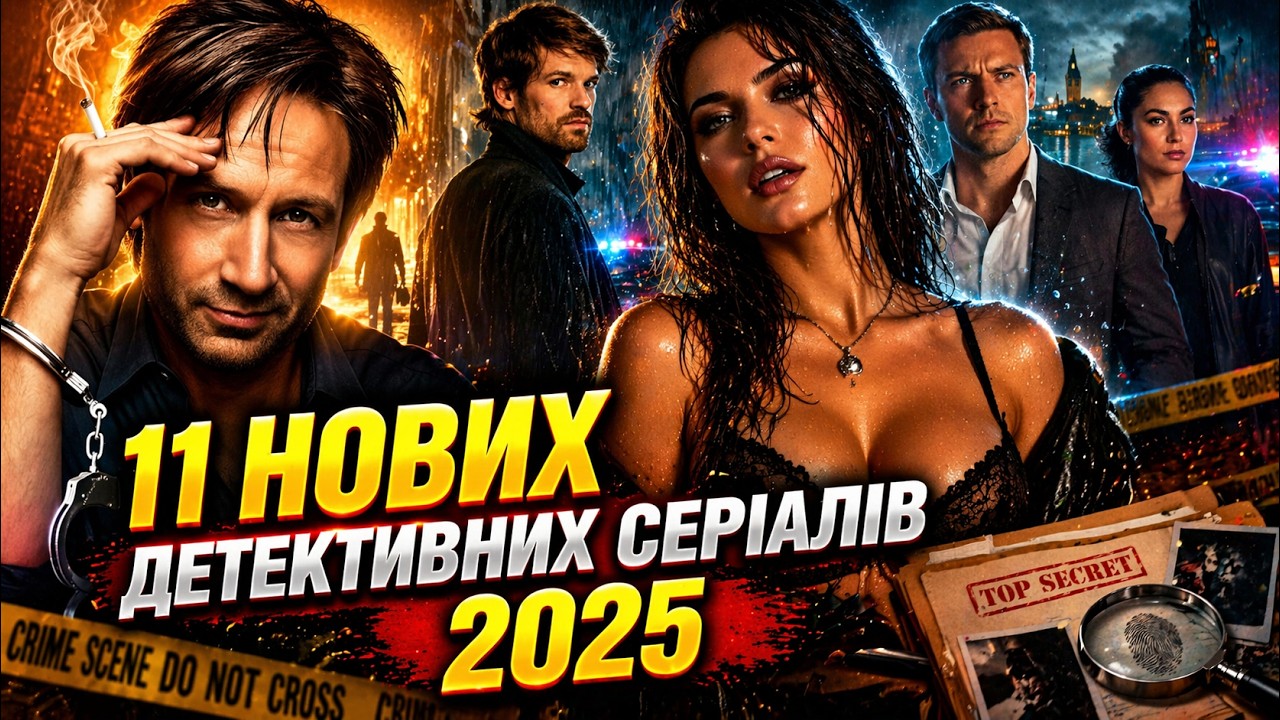 ТОП 11 НОВІ ДЕТЕКТИВНІ СЕРІАЛИ 2025 🕵️ ОДИН КРАЩИЙ ЗА ІНШИЙ