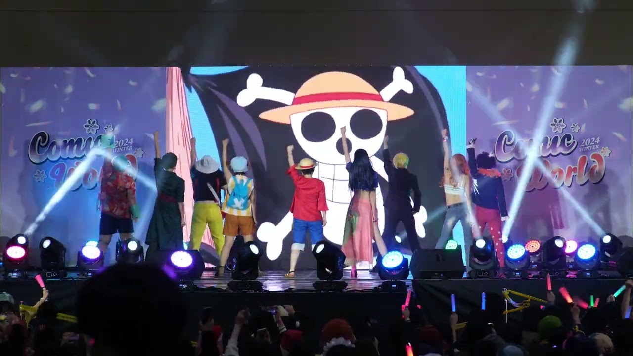 24.12.22  원피스(One Piece) 창작 안무 춤무대 | WINTER COMIC WORLD | 아텐 해적단 | We Are! + 우리의 꿈