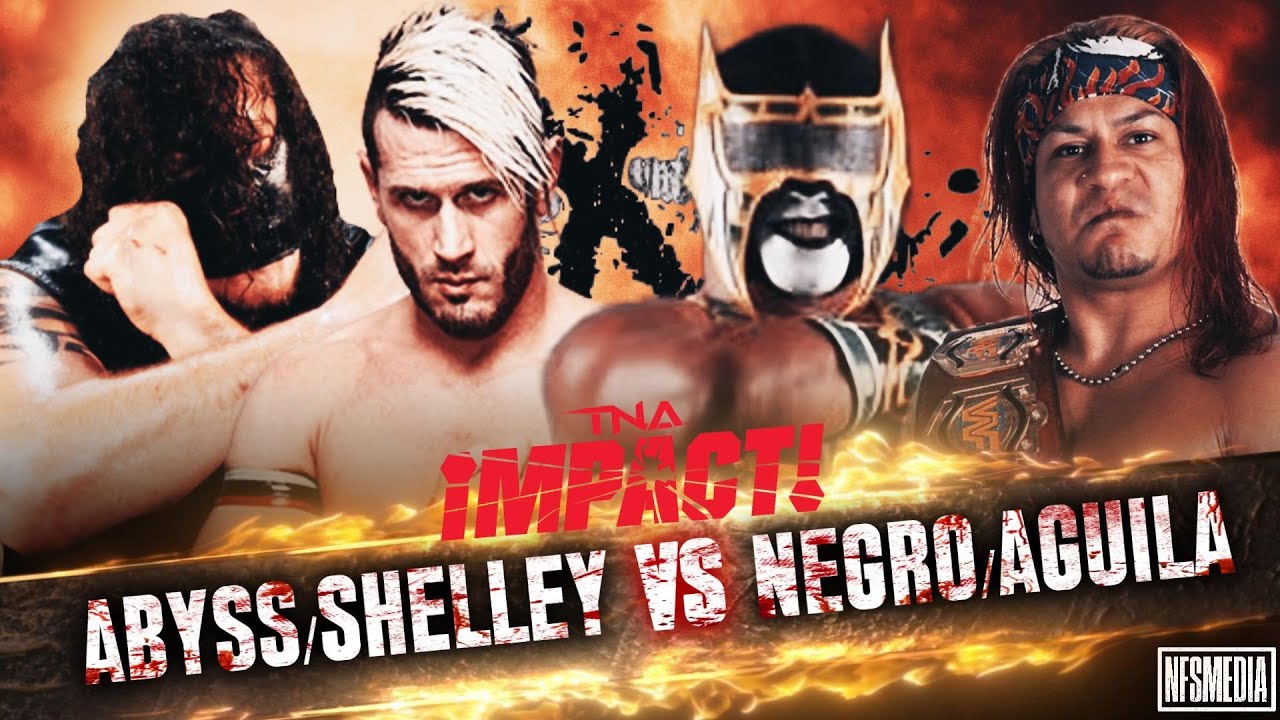 [FULL MATCH] Abyss & Alex Shelley VS Abismo Negro & Mr  Aguila #abyss #nfsmedia #wrestling #TNA