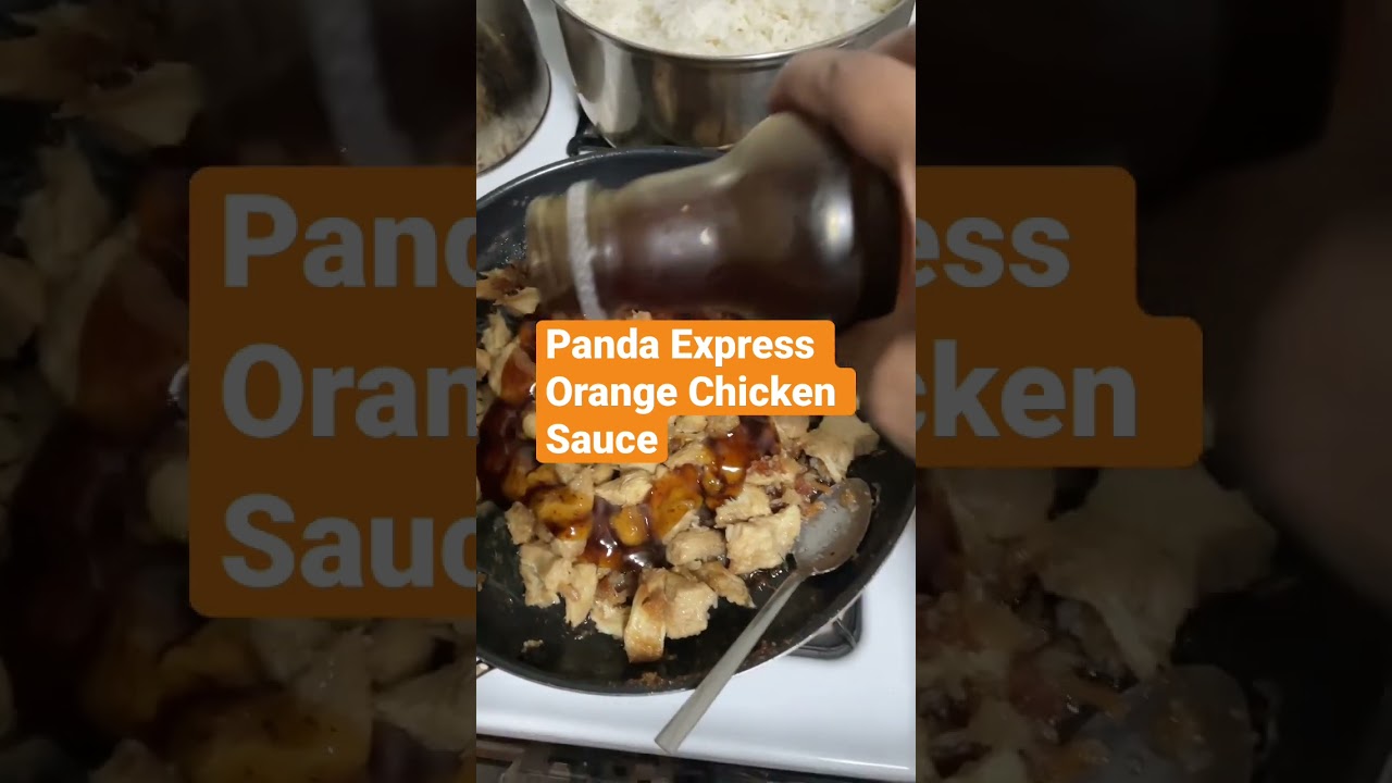 🍊chicken with Panda Express Orange Sauce #shorts #chicken #recipe
