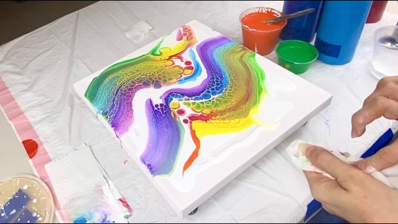 #017 Rainbow Colors For My First Successful Swipe!