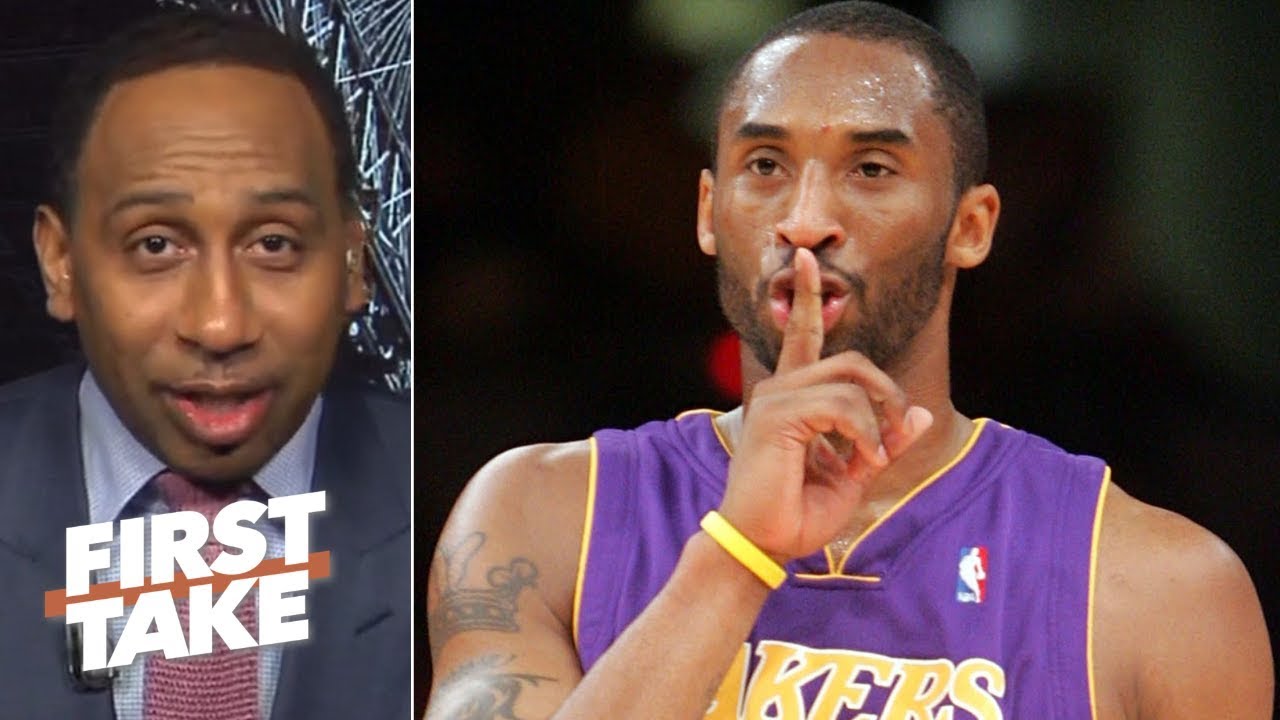 Kobe 'doesn't care' about the NBA GOAT debate - Stephen A. | First Take