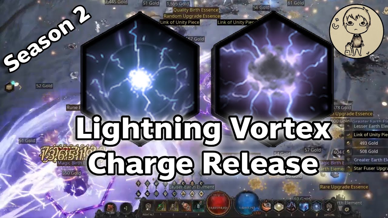 Undecember Season2 | Lightning Vortex + Charge Release | Build&Gear