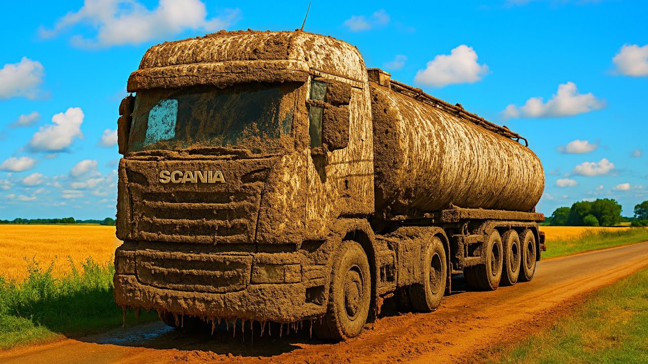 I Cleaned the Muddiest Truck of 2025! 💦🚛