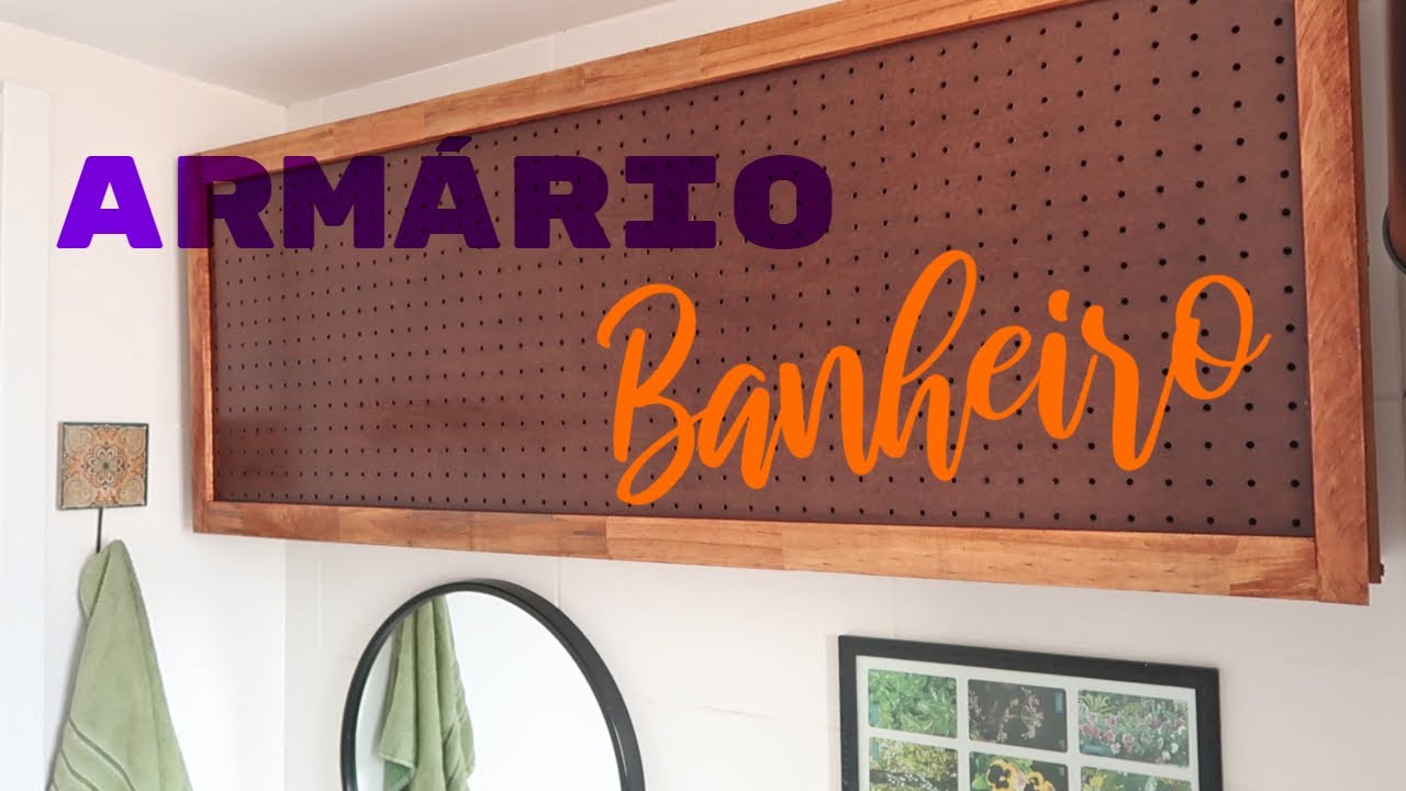 DIY: ARMÁRIO AÉREO PARA O BANHEIRO