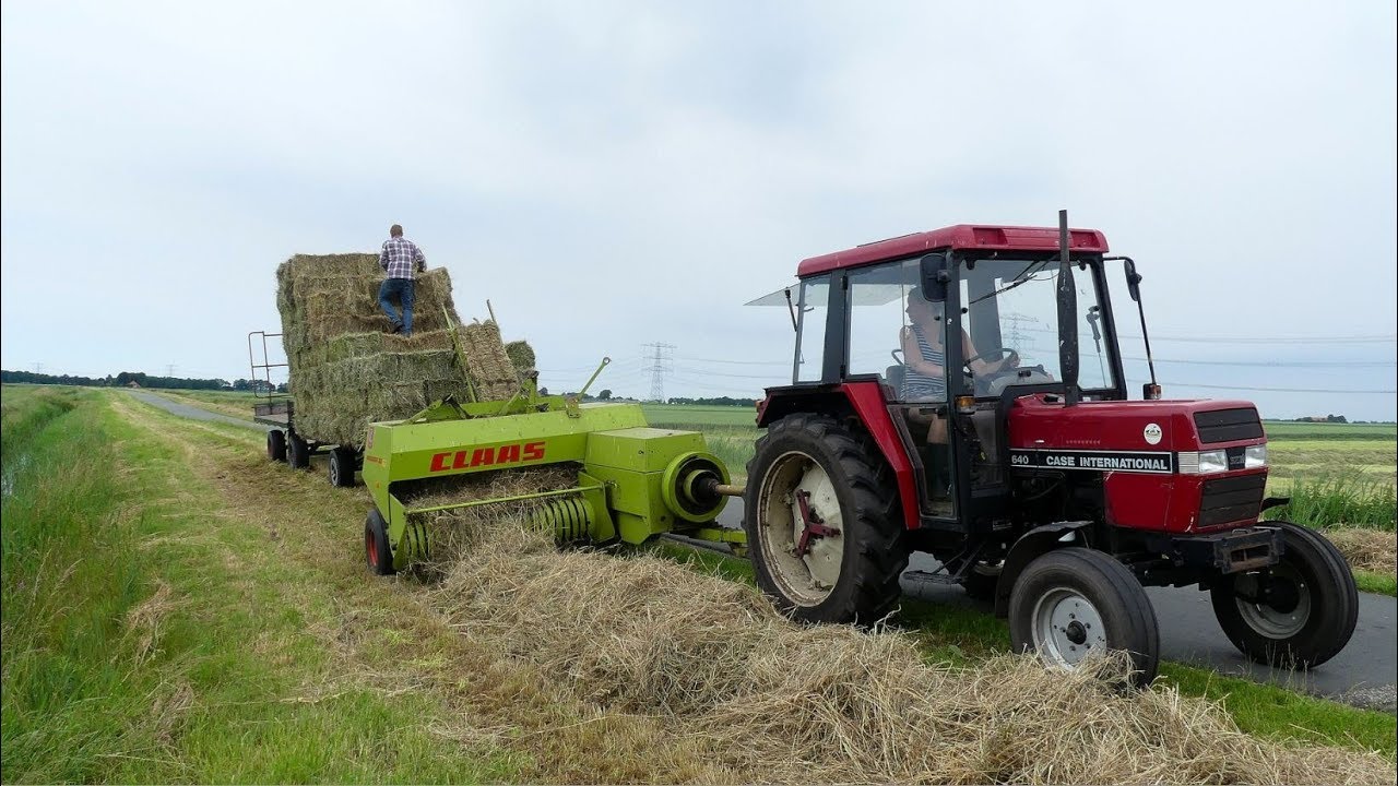 Hooi persen met Claas Markant 65. Akkerb.Rumpff Siddeburen.