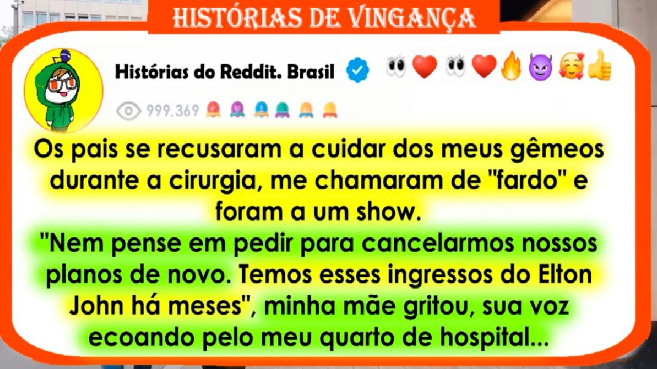 Os pais se recusaram a cuidar dos meus gêmeos durante a cirurgia, me...#história  #históriavingança
