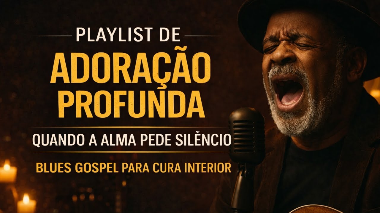 Playlist de Adoração Profunda | Quando a Alma Pede Silêncio – Blues Gospel para Cura Interior