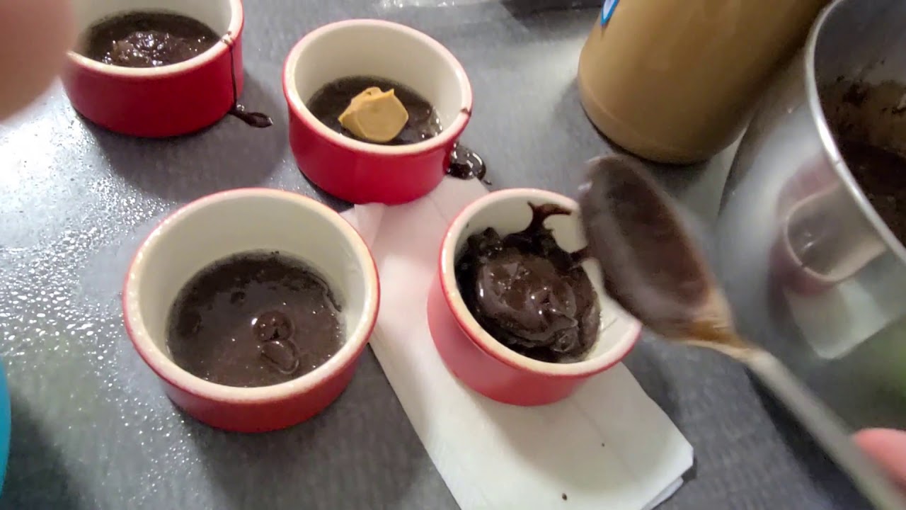 Brownie Mix Molten Lava Cake with Air Fryer 4 Ways