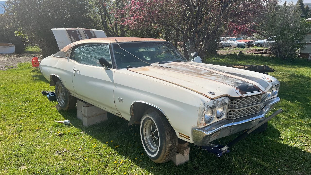 Muscle Car Hoard Found In The Utah Desert Strikes Gold With Real 1970 Chevelle SS454 LS6!!!