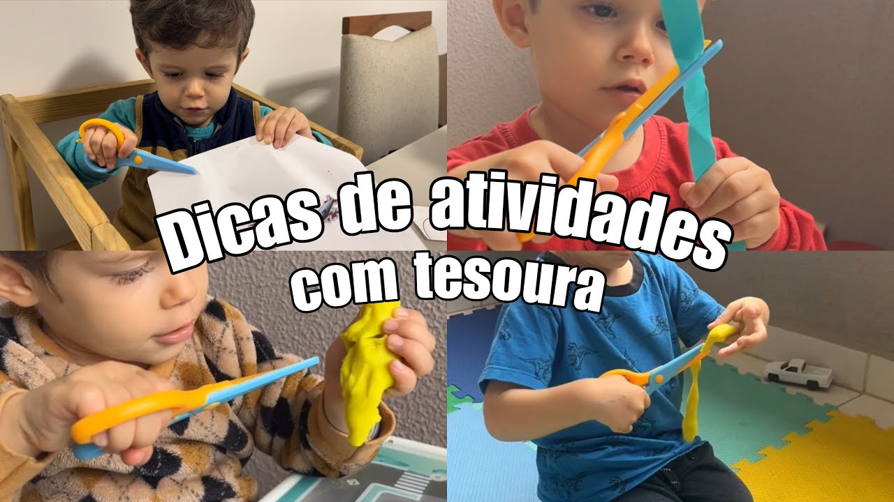 USO DA TESOURA COM CRIANÇAS DE 2 ANOS | ATIVIDADES ✂️👶 |Ana Paula de Costa