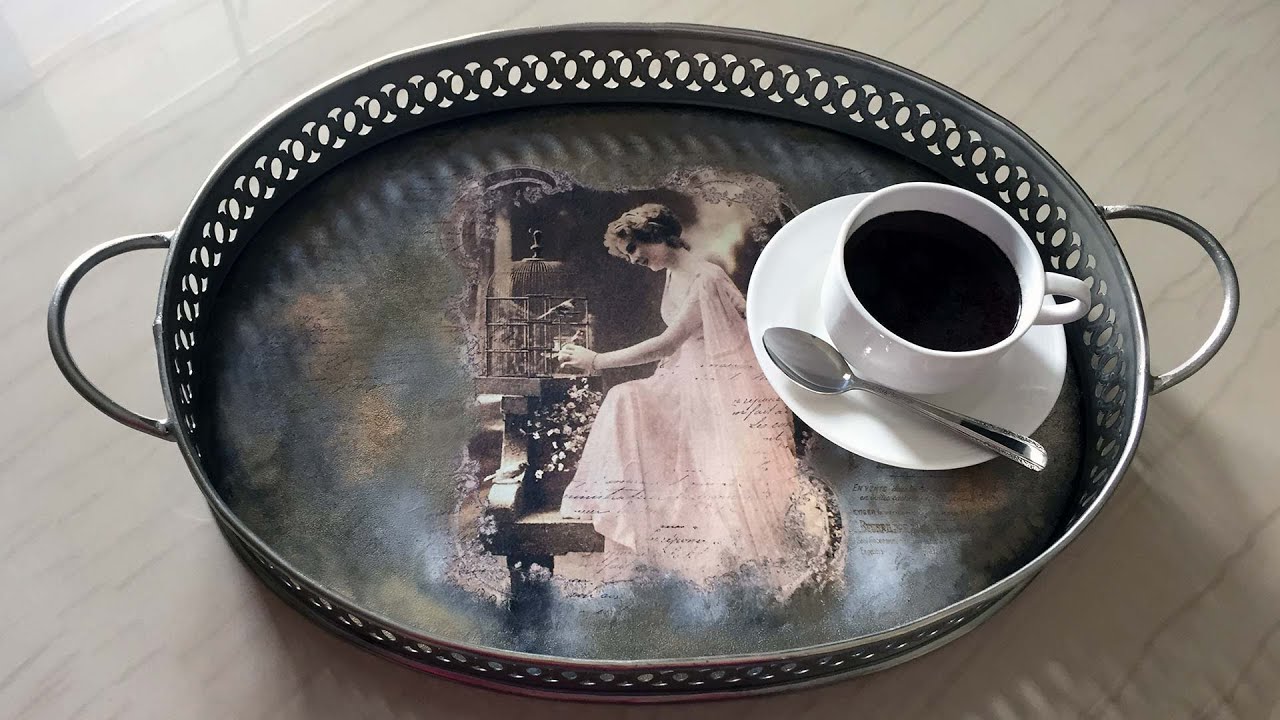 Decoupage on Metal