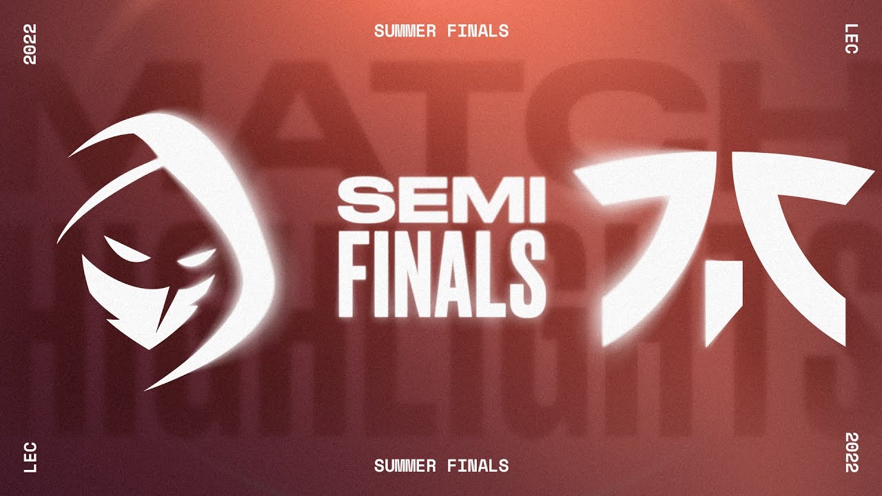 RGE v FNC | Semifinals | 2022 LEC Summer