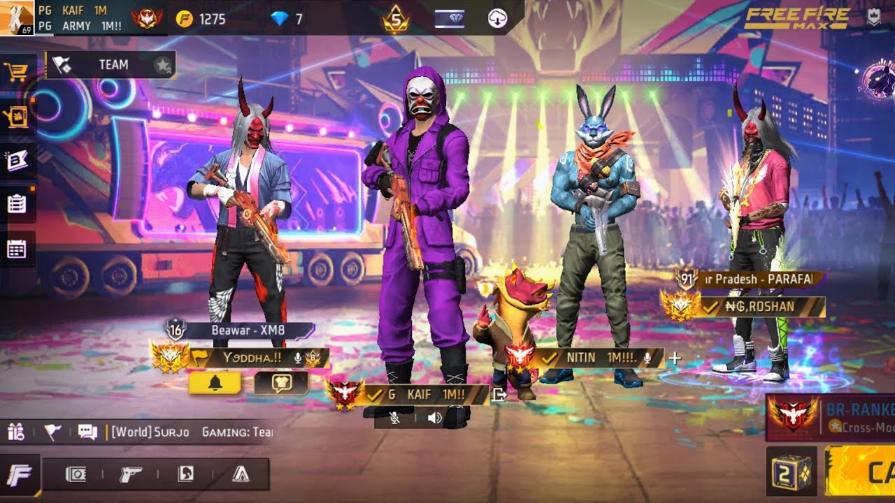 JOIN THE GUILD AND GUILD GLORY TOP BANDO KO GIVEAWAY 👉 FAST LIKE AND SUBSCRIBE GUYS #pgkaif1mlive