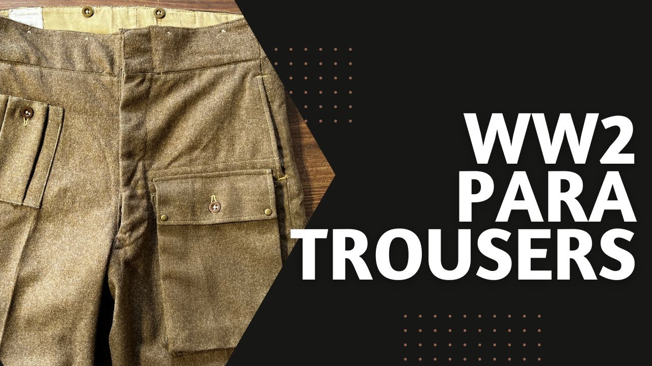 British WW2 Parachutist Trousers 49-2-40