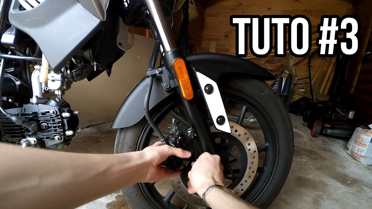 TUTO #3 : Nettoyage des frein et rétro mort après 4000km (Kymco K-PW 50)