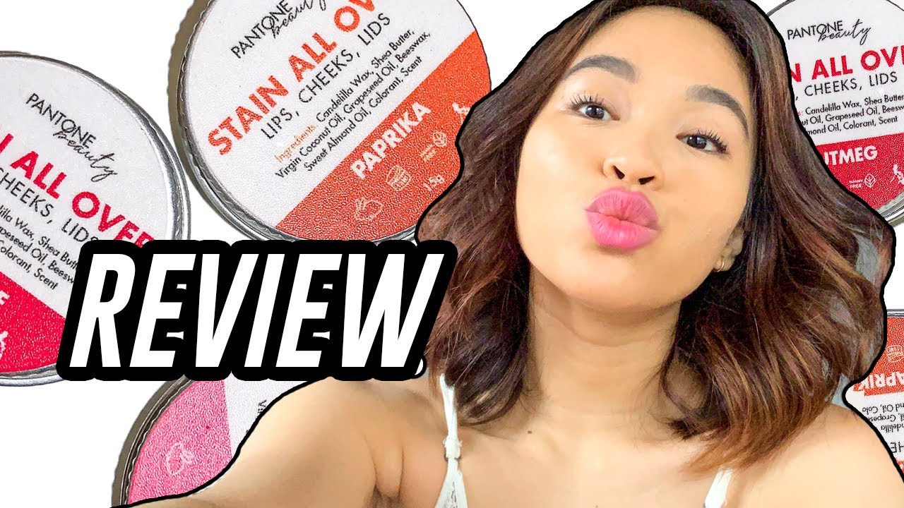 DRY LIPS FRIENDLY! Pantone Beauty Stain All Over Review | Booya