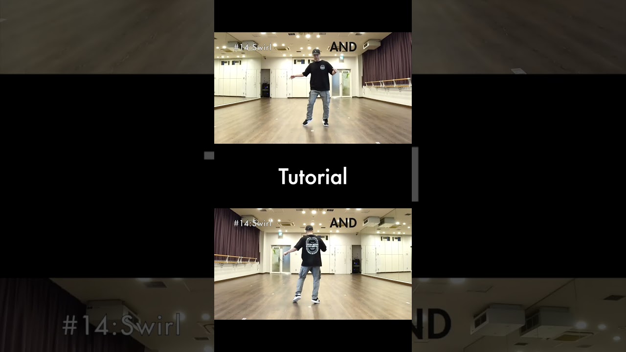 House Dance Beginner Practice | Simple Footwork #14: Swirl #shorts #dancemoves #dancetutorial