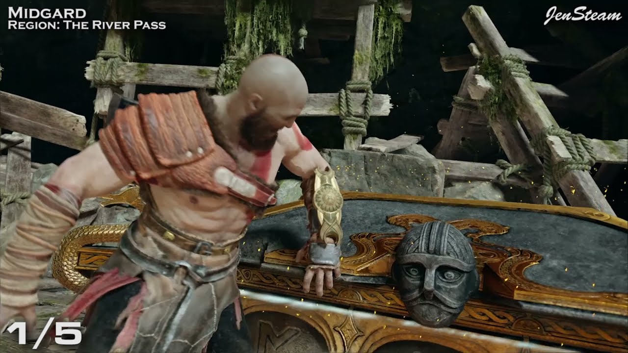 God of War All Nornir Chests in The River Pass Region