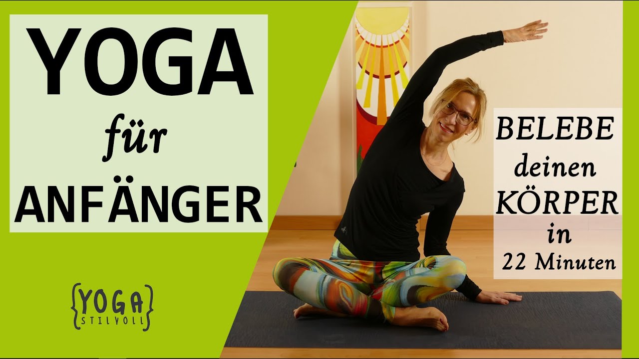 Yoga für Anfänger | Schultern lockern & Rücken stärken | 22 Minuten Workout