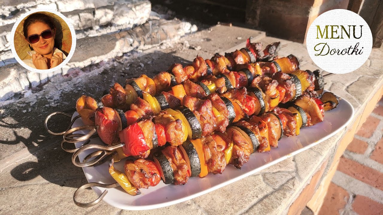 Jak zrobić idealne szaszłyki z kurczaka na grilla? Jak zamarynować mięso? Jak grillować MENU Dorotki