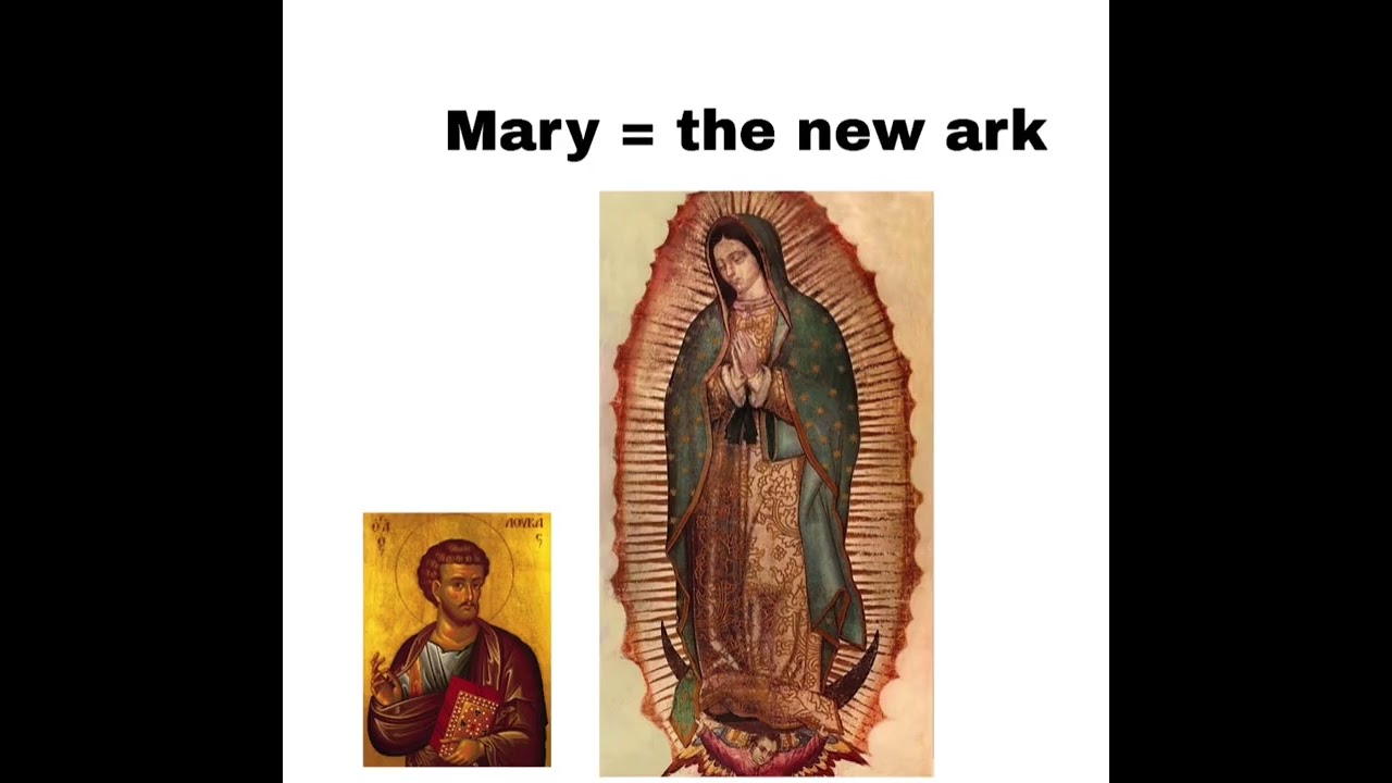 The blessed Virgin Mary + the Ark of the Covenant