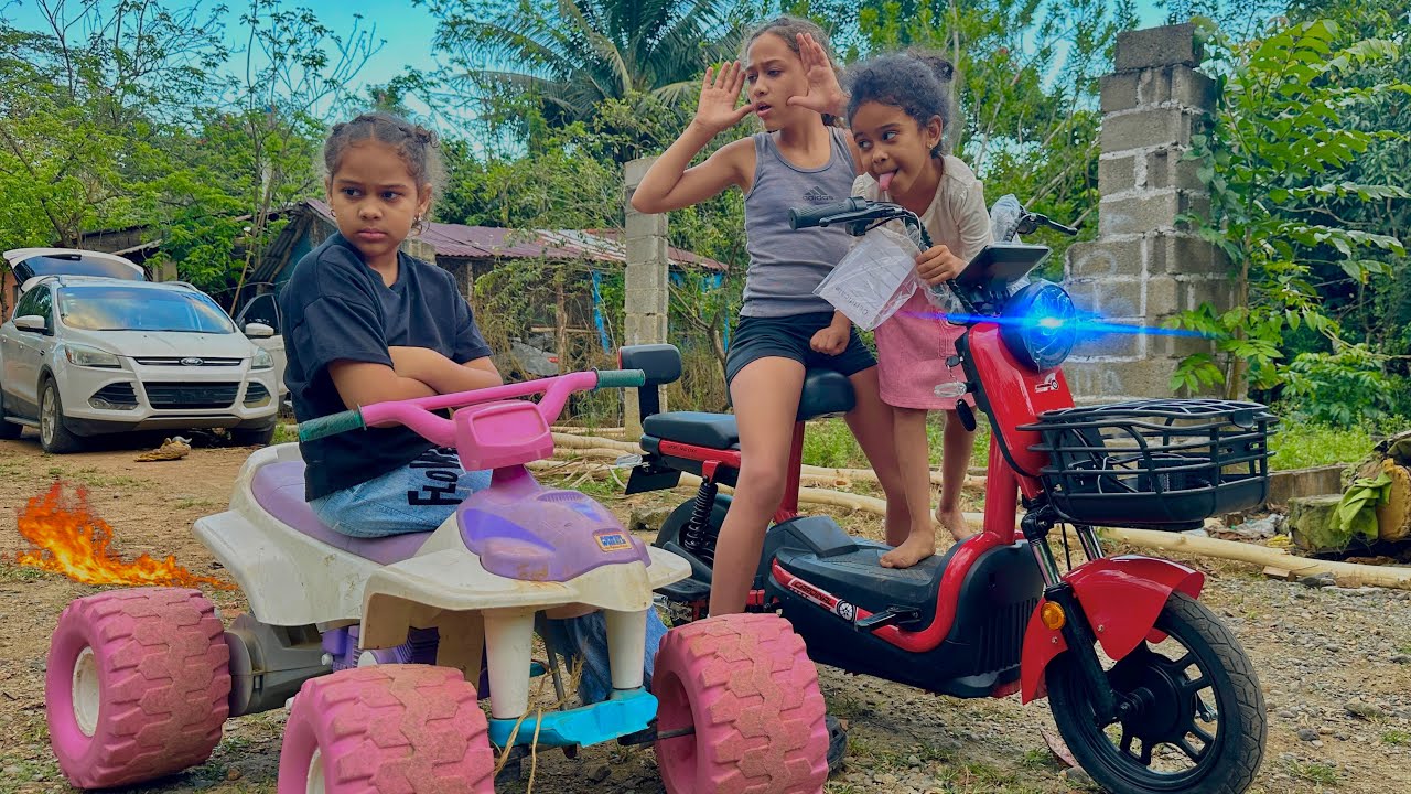 La Pasolita electrica de danibelkis ⚡️🛵😍( parte 5 ) Flakitoh video