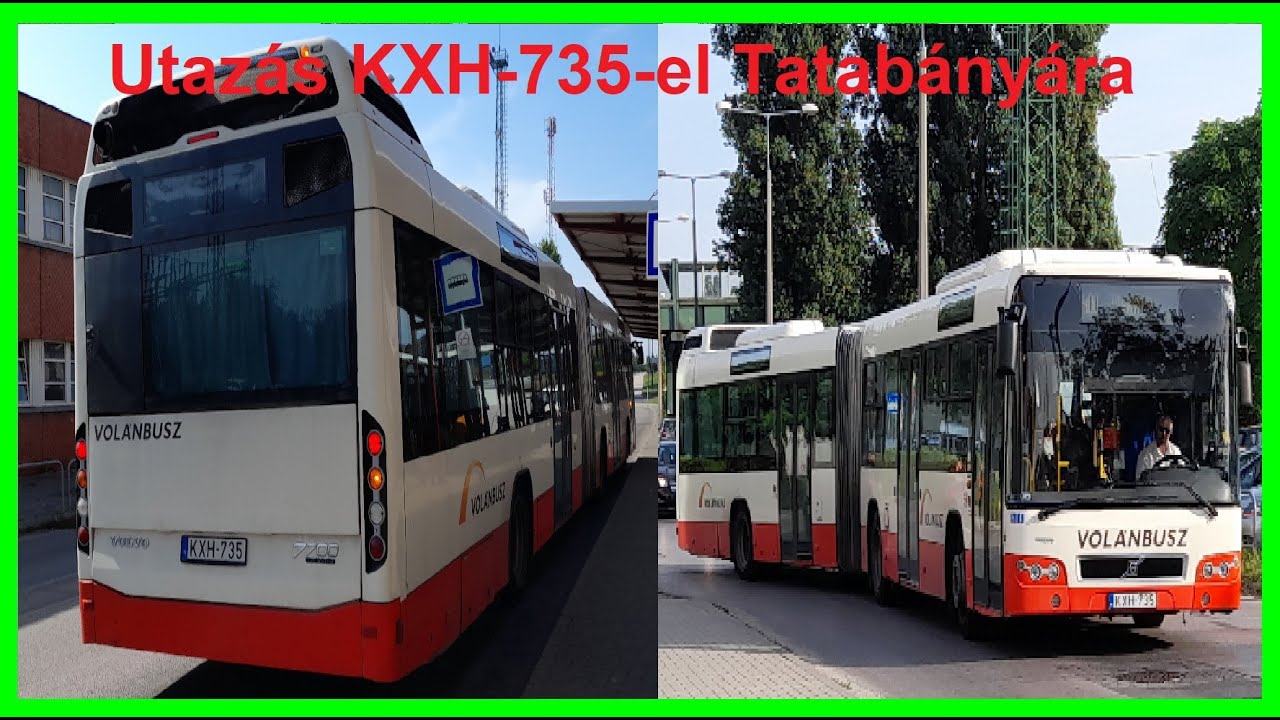 Utazás KXH-735-el Oroszlányból Tatabányára