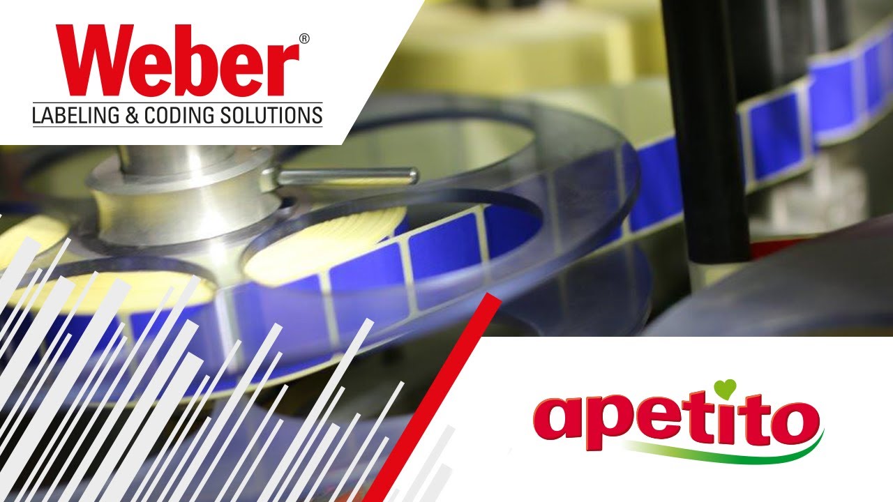 Labeling deep-frozen food at Apetito logistics centre with ALPHA label dispenser