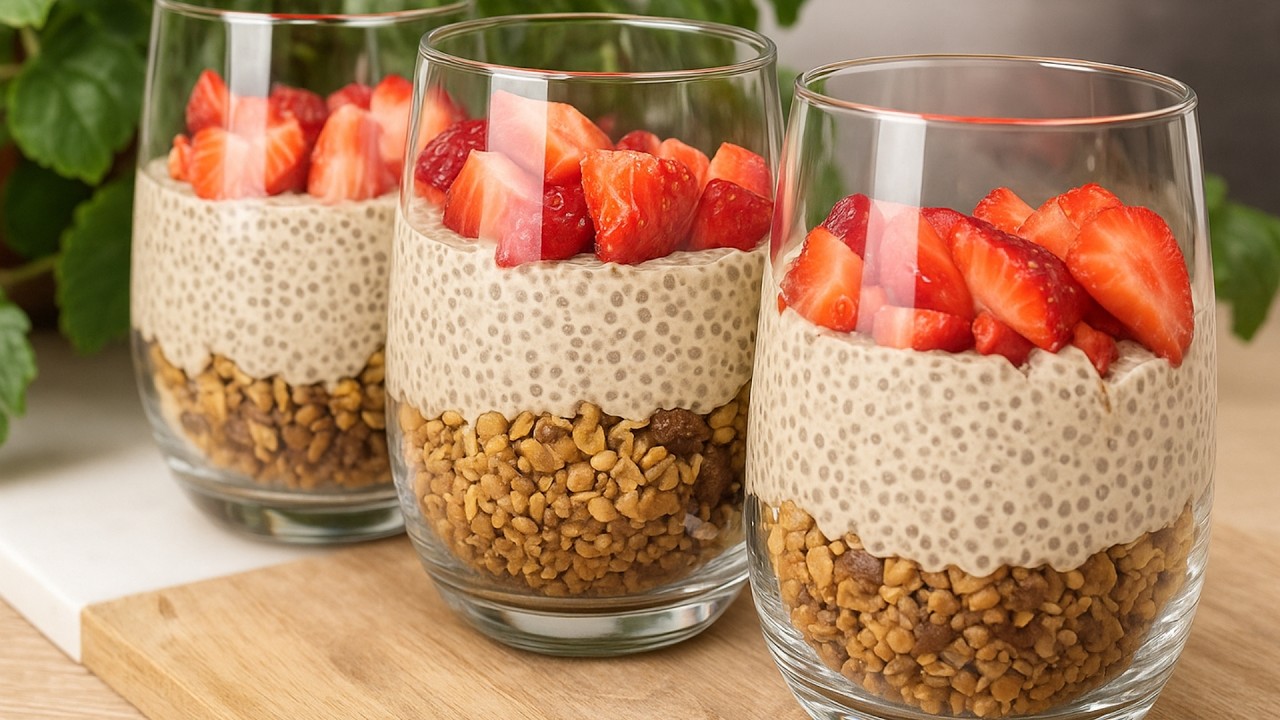 How to Make Tiramisu Chia Pudding with Granola like a Pro!