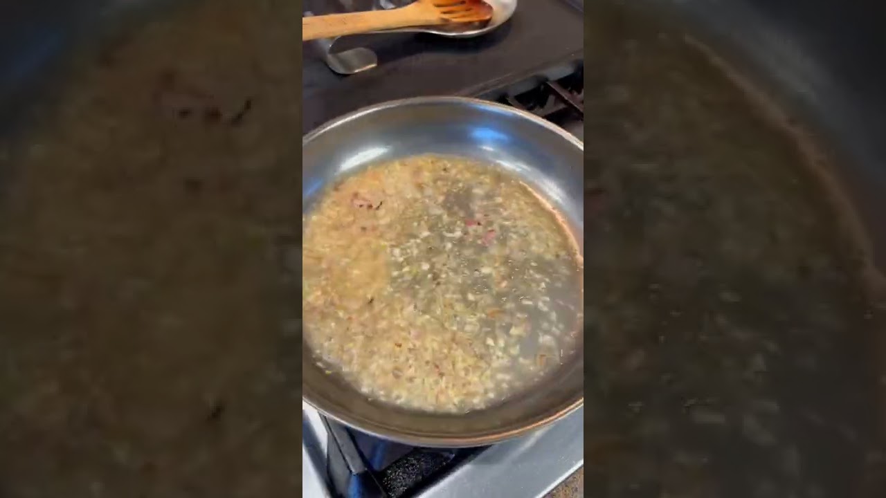 White wine garlic butter sauce is so easy to make and is so good on fish and chicken